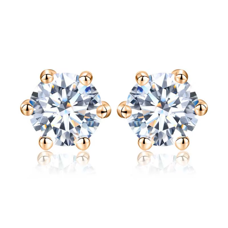 Elegant genuine VVS1 Grade Moissanite Diamonds