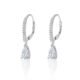 Sparkly Teardrop Dangling Earrings